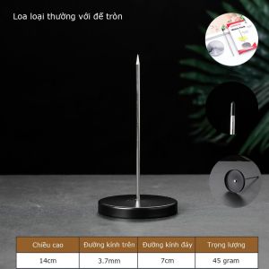 Cây ghim bill giấy hóa đơn cắm order inox xiên có thể tháo rời cất gọn -LUMBL