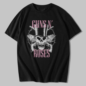 kaos band oversize guns n roses skull gnr t shirt rock legend dewasa pria wanita