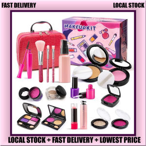 Super Real Fashion Girls Kids make up Toy set makeup toys Children Pretend Play Kit Washable Makeup set