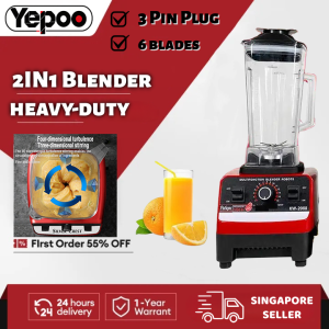 Blender SILVER CREST Ice Blender Heavy Duty Blender 4500W Ice Smoothie Fruit Electric Mixer Food