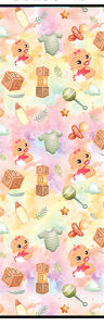 Murah!! Kertas kado Motif Baby 80gr/ kertas kado Anak / kertas kado Pita/ Motif Baby/ Kertas Kado Setara Sanwa Sansan Wawa