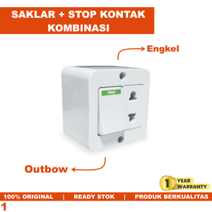 Stop Kontak Saklar Engkel OUTBOW Single VISICOM VS 903 OB VS-903-OB VS903 OB