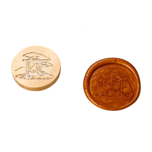 Antique Embossed Wax Seal for Seal Envelope Invitations Wedding Christmas Metal Seal Head for Scrapbooking