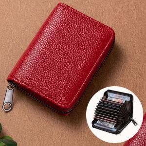 Double Zipper Mini Cute Wallet For Women Leather Card Holder Coin Purse Wallets For Ladies Pouches Walelt  #H9112