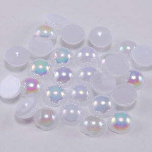 St.kunkka 2-14mm 50-500pcs Acrylic ABS Beads Pearl Imitation Half Round Flatback Bead For Bracelet Jewelry Making DIY Accessories