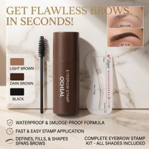Eyebrow Powder Brow Stamp Natural Hairline Powder Easy to Apply Long Lasting Natural Look