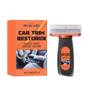 Homonth Car Trim Restorer Renews Plastic Surfaces Cleans Stains Protects From Fading Interior Care 120ml