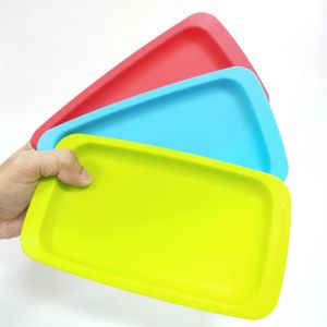 3PCS BILL TRAY / MONEY CHANGE TRAY / CASH TARY / MULTI-PURPOSE RECTANGULAR TRAY / MINI TRAY / SUKLI