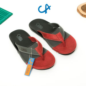Sandal Pria Jepit Distro Casual Anti Slip Kekinian Sendal Kasual Dewasa Anti Licin 45 46 Big Size Cloka Cava