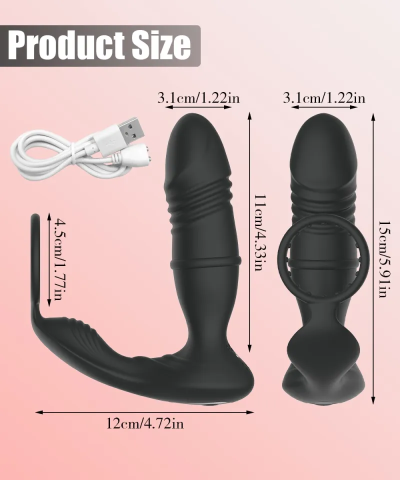 Privacy]Telescopic Vibrating Butt Plug Anal Vibrator APP Remote Control  Cockring Penis Sex Toys for Men Ass Anal Dildo Prostate Massager sex toy  Male Butt Plugs - Lazada | Lazada PH