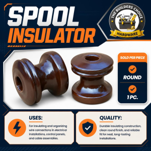 PORCELAIN SPOOL INSULATOR (WHOLESALE PRICE)