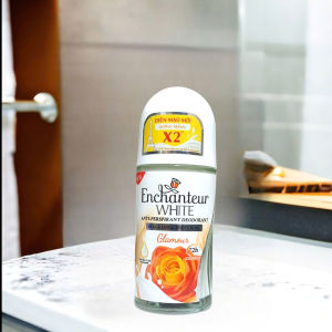 Lăn Khử Mùi Trắng Da Enchanteur Glamour 50ml – Ngăn Mùi 72h Khô Thoáng Hương Nước Hoa Quyến Rũ