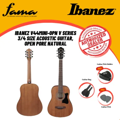 [FAMA]IBANEZ V44MINI-OPN V SERIES 3/4 SIZE ACOUSTIC GUITAR OPEN PORE NATURAL MINI TRAVEL