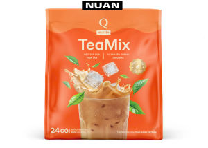 Trà sữa hòa tan tea mix trần quang NUAN uống liền thùng 10kg x 21 bịch x (24 gói x 20g)