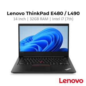 [Refurbished] Lenovo ThinkPad T14 | Thinkpad E480 / L490 | 15.6 Inch | Intel i7 Laptop | 512GB | Up to 32GB RAM | Fast Boost Up | Free MS Office | Windows 11 | Fast Shipping