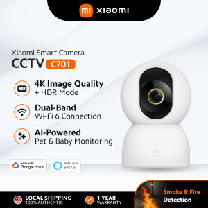 Xiaomi Smart Camera C701 | 4K 8MP Ultra-HD Imaging | AI with Local Processing | Smart Motion &amp Noise Alerts