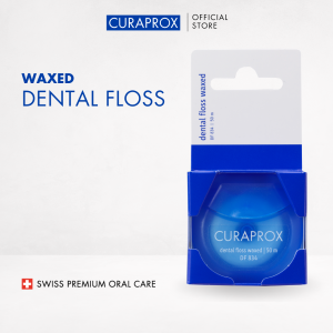 Curaprox Dental Floss with mint flavor waxed 50 meters