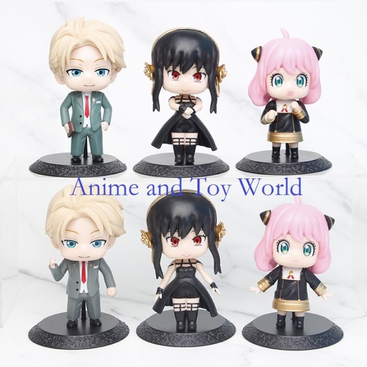 Spy X Family Anya Forger Loid Forger Yor Forge Set of 6 Anime
