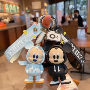 🇲🇾Cute Cartoon Mickey Keychain Stylist keychain Birthday Gift Fashion accessories PVC / Cartoon Keychain 钥匙圈