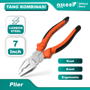 ASTEEL Tang Kombinasi 7 Inch Pliers Tang Jepit Potong Kabel Kawat Listrik Multifungsi Serbaguna