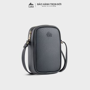 Túi Lata (Thời trang nữ đựng điện thoại basic - Túi đeo chéo da HN124)