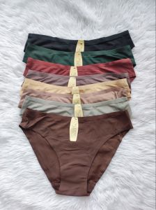 Victoria spring women plain silk  seamless panties 3 pcs per pack 1617