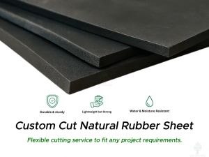 NR Rubber Sheet Custom Cut-To-Size / Kepingan Getah Asli / Natural Rubber / DS Brand M1
