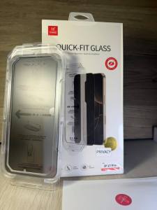 XUNDD PRIVACY FULL Screen Protector Tempered Glass QUICK FIT IPHONE 17 PRO MAX 17 PRO