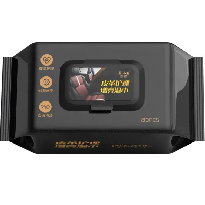 Car Seat Leather Care Sofa Cleaning Wet Wipes Car Maintenance Clean Wipes Car Interior Care 皮革湿巾