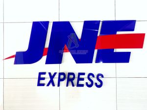 LOGO JNE Tinggi 30cm AKRILIK MURAH/LAMBANG AKRILIK JNE/LABEL EKSPEDISI JNE MURAH | CUSTOM UKURAN AKRILIK