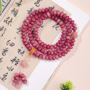 Hot-Selling Jade White Jade Milk Bean Bodhi Bracelet 108 Abacus Beads Buddhist Prayer Beads Bracelet for Men and Women