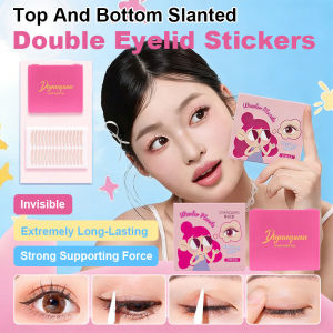 💕Double eyelid tape Micro-arc Universal type Angled cut at both ends Invisible natural and seamless Super sticky Non-reflective