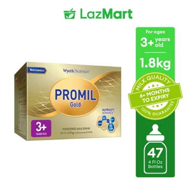 PROMIL GOLD Powdered Milk Drink for 3+ Years Old Bag in Box 1.8kg