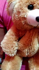 TAS BONEKA BERUANG TEDDY BEAR SLEMPANG DAYPACK SEKOLAH PUNGGUNG GANDONG SANTAI HEALING CUTE CANTIK