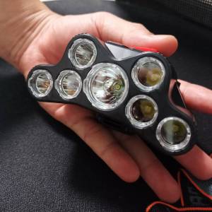 ไฟฉายคาดหัว 7 LED 10000W ส่องไกลถึง5KM ไฟฉาย ไฟฉายแรงสูงหลอด แบตอึด ไฟฉายคาดหัวกันน้ำได ไฟคาดหัว