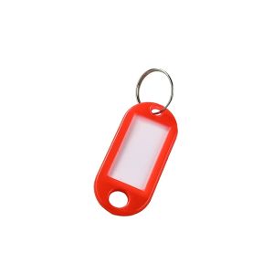 LD-C1102 Tag Gantungan Kunci Label Nama Ganci Plastik / Keychain Ring Name Tag Key Ring / Gantungan