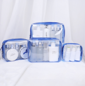 Harga Grosir - Tas Kosmetik Transparant / Pouch Travel Make Up / Bag Organizer / Pouch Kosmetik