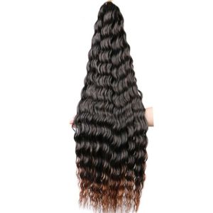 MIRELAE Heat Resistant Synthetic Fiber Wigs Easy to braid Super light Hair Extensions Natural Brushable Chemical Fibre Hair Bundle Women