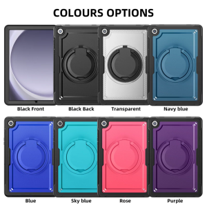 Vỏ TPU cho Tab A9 cộng với 11inch 2023 với 360 độ Giá đỡ xoay đa góc nhìn mềm nhẹ trường hợp bảo vệ