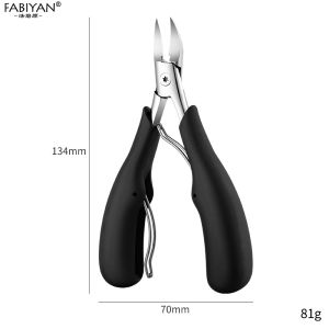 Stainless Steel Nail Clipper Big Mouth Nail Cutter Thick Hard Toenails Trimmer Manicure Tools