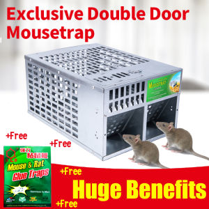 🔥FREE GIFT🔥 Humane Mouse Traps for Indoors Outdoors - Live Catch Release - Highly Sensitive and Secure