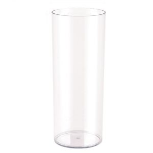 CMIEN7 Chống vỡ Bình nhựa Acrylic hình trụ Hoa tươi Cây thủy canh Bình cao trong suốt mộc mạc Cắm hoa Bền Chai trang trí Nhà