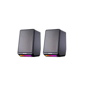 MeeGoo Computer Desktop Wired Speaker Desktop USB Stereo Speakers 3.5mm Input Audio Mini Subwoofer 2.0 Super Loud For Laptop Desktop Phone Tablet TV