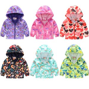 Thin Style Kids Clothes: Hooded Zipper Outerwear for Boys & Girls
