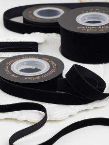 RuiMing Velvet Ribbon Butterfly Knot Christmas Gift Decoration Silk Ribbon Swan Velvet Gift Box Packaging Velvet