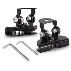 WENSH 2Pcs Safety Cushioning Car Hood Light Bar Bracket Adjustable Pillar Base Mounting Stand Spotlight Grille Mount Universal Bar Clamp Work Light Mount Bar Vehicle Lighting
