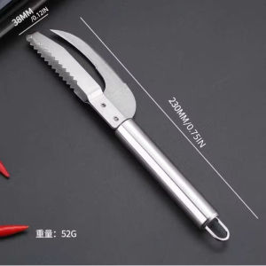 Pisau 3in1 Skewer Alat Pemotong Ikan Pisau Ikan Pembersih Sisik SH J26