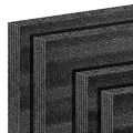 4 Pcs Black Foam Sheets for Cases Tool Foam Black Foam Sheet for Packaging and Crafts. 