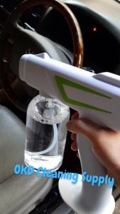 800ml ปืนพ่นแอลกอฮอลล์ เครื่องพ่นแอลกอฮอลล์ เครื่องพ่นละอองฆ่าเชื้อนาโน แสงสีฟ้า เครื่องพ่นแอลกอฮอล์แบบพกพา