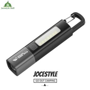 [Jocestyle Mall]Mini แบบพกพาไฟฉาย LED ชาร์จ USB ไฟฉาย LED Ultra Bright 3 เกียร์ Zoomable โคมไฟฉุกเฉิน 1200mAh สำหรับไฟดับ